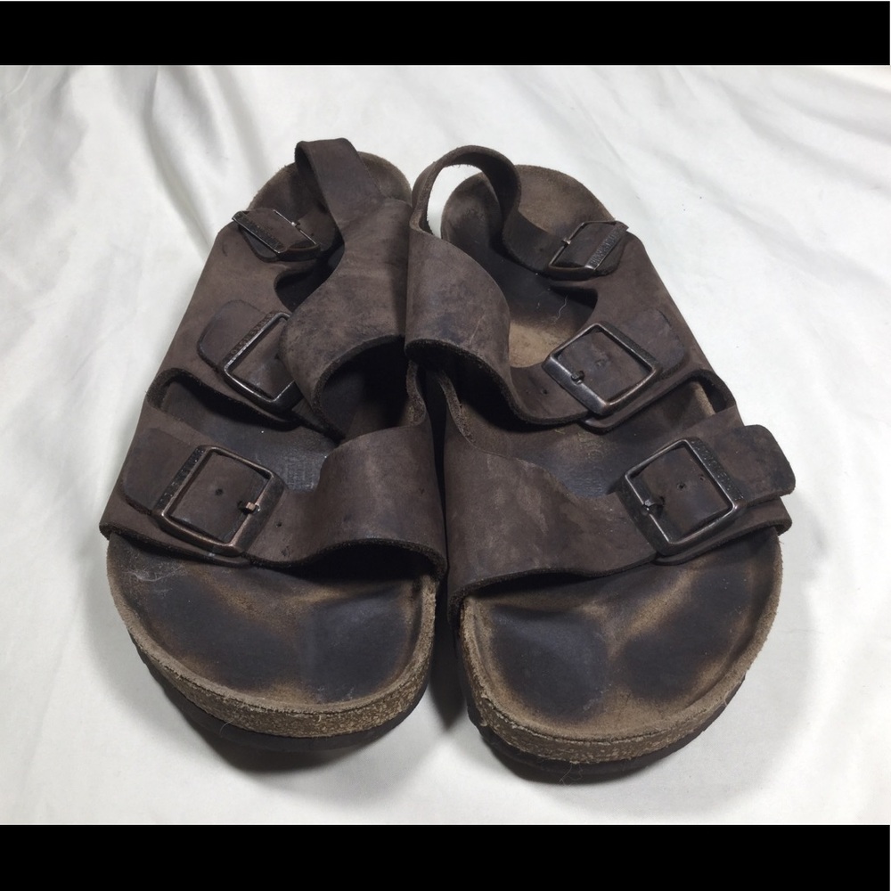 Birkenstock Leather Milano Sandals - 42